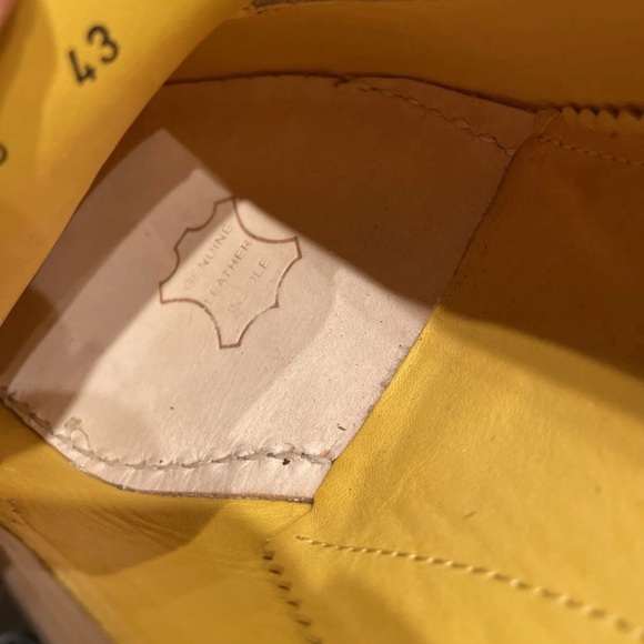 Undandy Dress Shoes EU 43 US 9 Tan Calf Genuine Leather Oxford Chelsea Boots - Picture 5 of 6